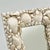 Late 20th Century Vintage Shell Encrusted Mirror Antique White Shells For Sale - Image 5 of 12