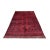 Red Turkmen Bokhara Hand-Knotted Wool Rug - 7'1" X 9'8" For Sale