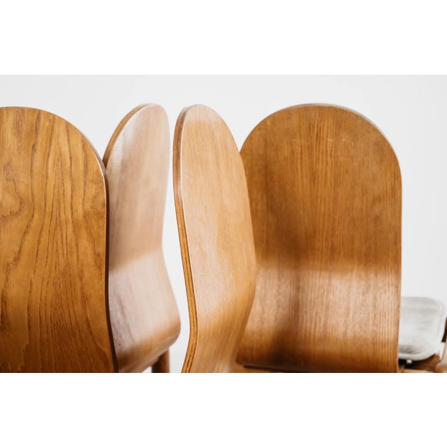 Mid-Century Scandinavian Dining Chairs form JYSK, 1970s, Set of 4 For Sale - Image 9 of 16