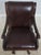 Age: C.2007 Details: Brass Capped Feet & Casters Fine Carved Details High Quality Construction Nice Tooled Leather Carved...