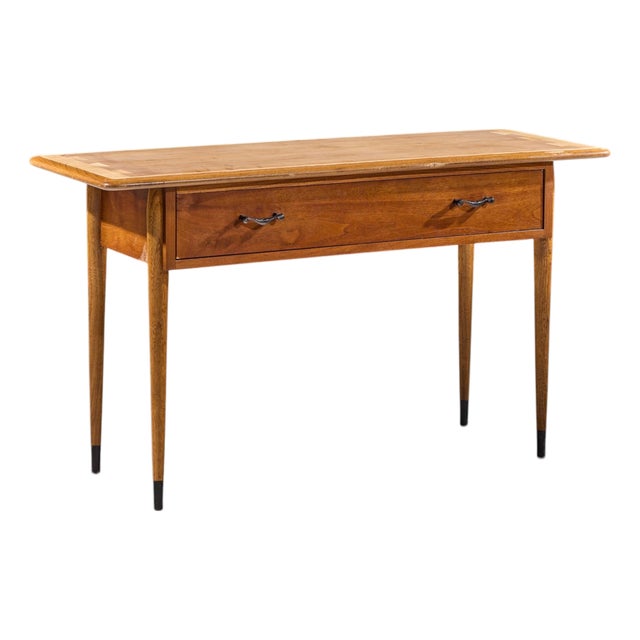 Lane Acclaim Mid Century Walnut Console Table For Sale