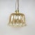 Mid-Century Gold Glass Pendant Lamp attributed to Doria, 1960s For Sale - Image 11 of 11
