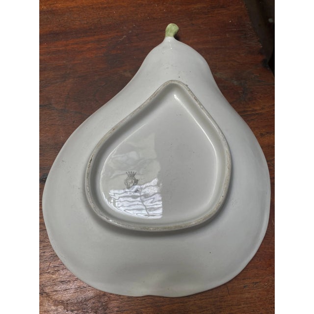 Mid 20th Century G.B.C. Italy Ceramic Pear Shaped Serving Dish/Bowl For Sale - Image 9 of 11