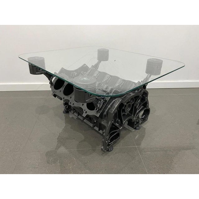 V8 Engine Block Coffee Table For Sale - Image 6 of 11