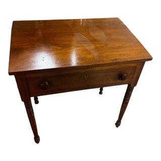 Early 20th Century Primitive Antique Wooden School Desk For Sale