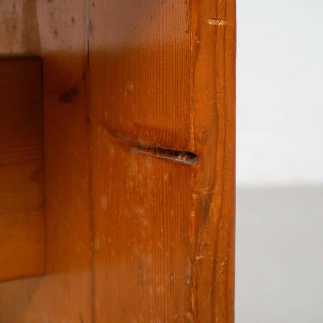 Pine Wood Stool attributed to Charlotte Perriand for Les Arcs, 1950s For Sale - Image 11 of 15