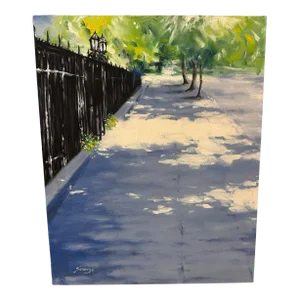 Ron Savage Impressionist Cityscape Oil Painting