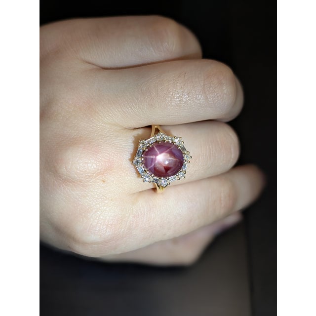 Why blend in when you can shine like a star—literally? This 5.52ct star ruby dazzles with a natural asterism and is...