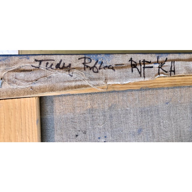 Judy Rifka, Judy Rifka, Abstract Expressionist Oil Painting MIxed Media 3D Construction, 1983 For Sale - Image 13 of 16