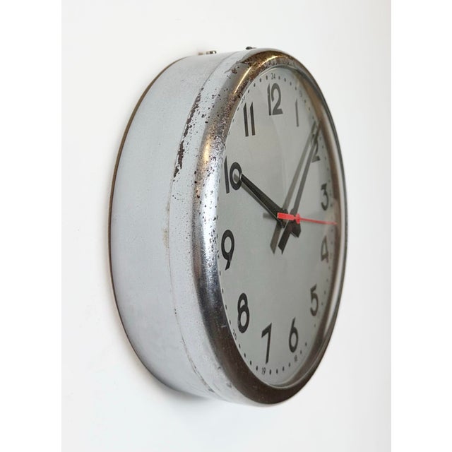 1950s Vintage Wall Clock from PAl, 1950s For Sale - Image 5 of 18