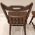 Mid-Century Modern Vintage Children's Windsor Style Solid Wood School Desk Chairs- A Pair For Sale - Image 3 of 12