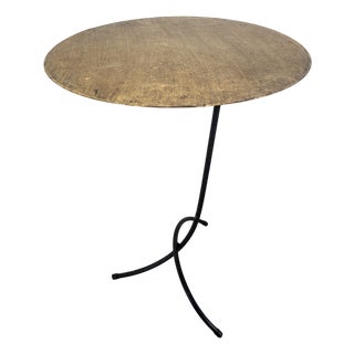 Vintage Golden Side Table, 1970s For Sale