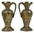Egiptian Scenes Galvanized Metal Vases, 1900s, Set of 2 For Sale