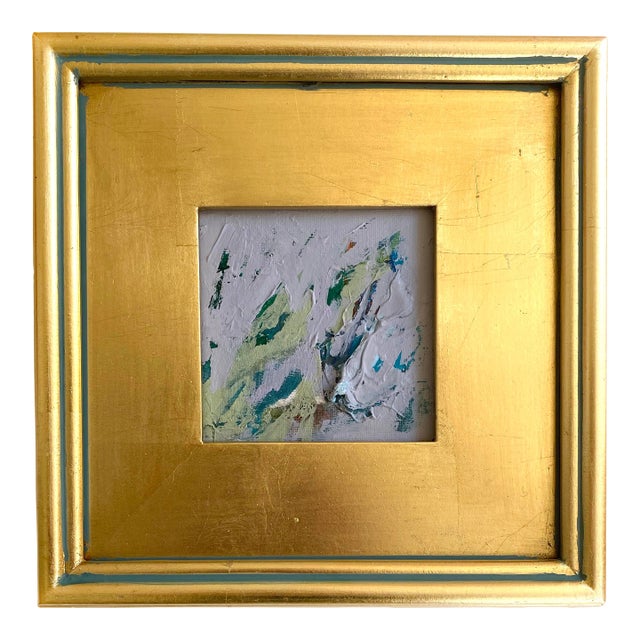 "Heathered Hillside" 2026 Framed Mini Painting by Jessalin Beutler For Sale