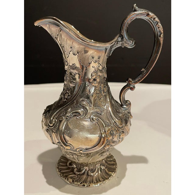 Mid 19th Century Antique Martin, Hall & Co. English Silver Plate Tea Set, 6 Pieces For Sale - Image 10 of 10