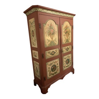 1930s Vintage Painted Armoire For Sale