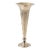 Silver Plate Footed Vase With Scalloped Lip, 2010s India For Sale