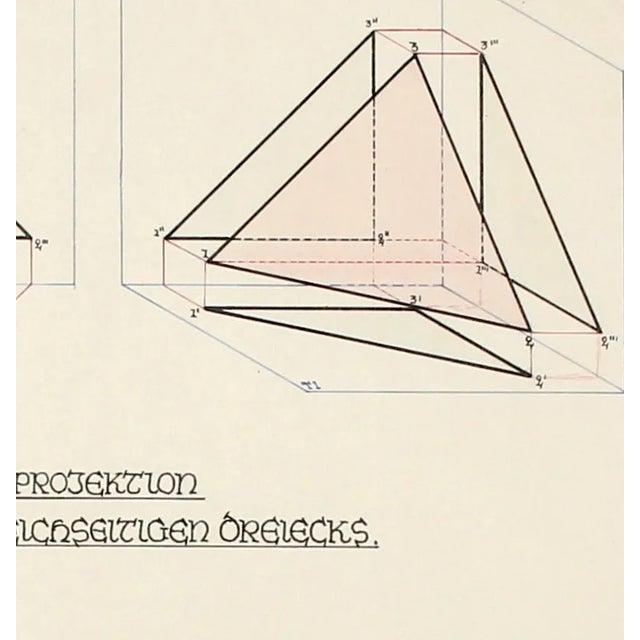 This watercolor and ink work on paper is by German born artist Leo Erb (1923–Present). What an architectural stunner!