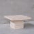 Square Travertine Coffee Table, Belgium, 1970s For Sale - Image 4 of 7