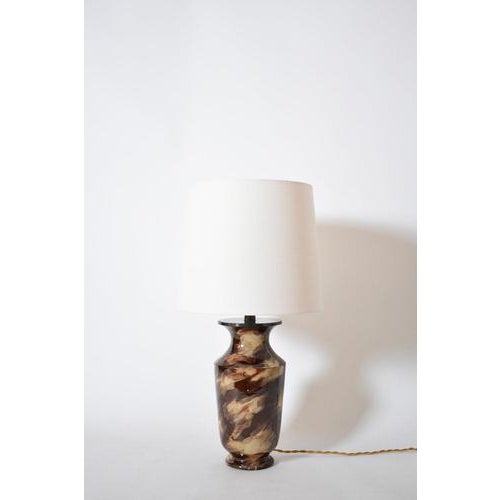 Ceramic Table Lamp from Caldas Da Rainha, 1920s For Sale - Image 6 of 6