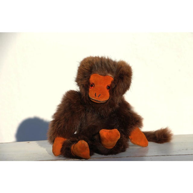 A Monkey in Leather and Rabbit Fur, 1960s, French or German For Sale - Image 6 of 13