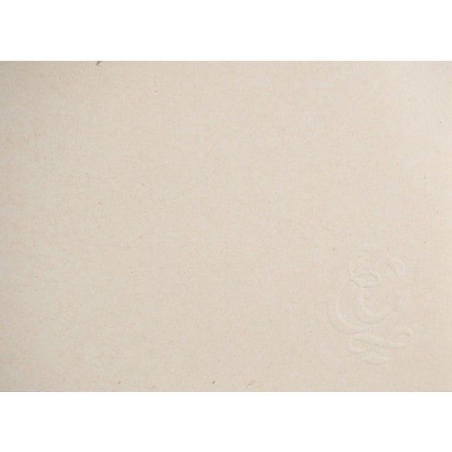 Auguste Rodin, Crouching Nude, Lithograph and Stencil For Sale - Image 5 of 6