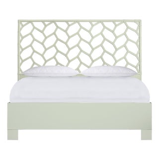 Silas Standard Bed King - Celery Green For Sale