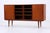 Brown Vintage Teak Highboard by Omann Jun, 1960s For Sale - Image 8 of 18