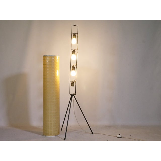 Mid-Century Modern Mid-Century Tripod Cocoon Floor Lamp by Friedel Wauer for Goldkant, Germany, 1960s For Sale - Image 3 of 10