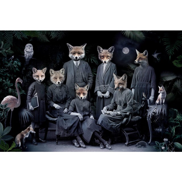 Never forget the Forest - Foxes by Marcin and Kate Owczarek | Digital Art of people with fox heads For Sale