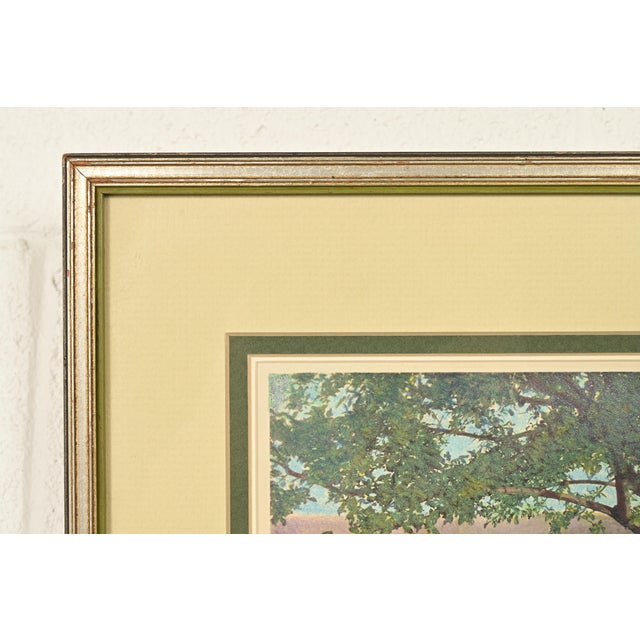 J. Hohenberger Original Artist Signed "In the Valley of Peace" Framed Lithograph For Sale In South Bend - Image 6 of 13