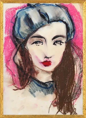 Sophie Art Print - Framed