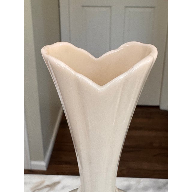 Antique Sheaf of Wheat Lenox Vase Pair - Set of Two For Sale - Image 11 of 15