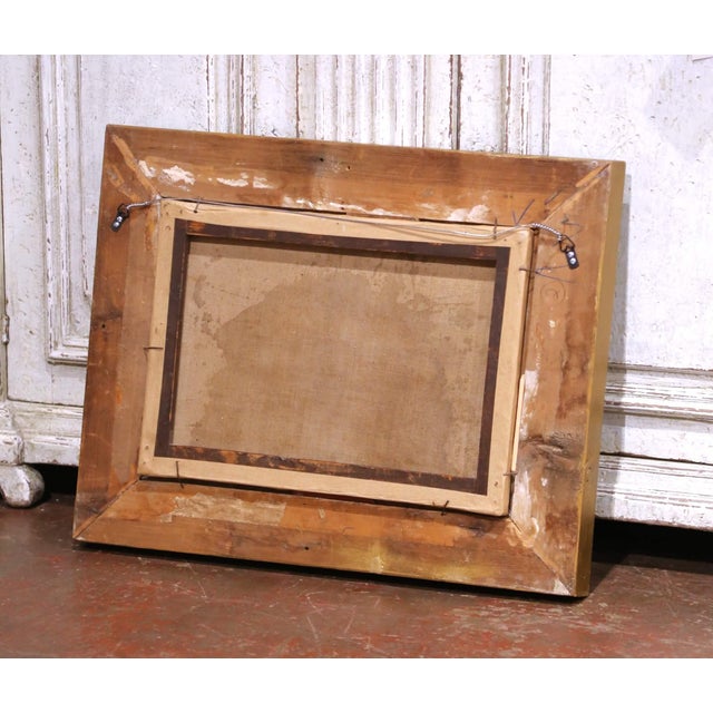 19th Century French Pastoral Sheep Painting Attributed to Jules Louis Rame For Sale - Image 10 of 10