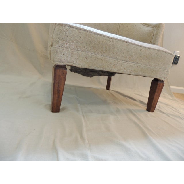 Mid-Century Modern Dunbar Style Barrel-Back Arm Club Chair For Sale In Tampa - Image 6 of 10