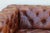 Mid-Century Modern Vintage Tufted Brown Distressed Leather For Sale - Image 3 of 18