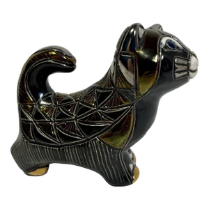 Original De Rosa Rinaconda Signed Uruguay Ceramic Cat Figurine