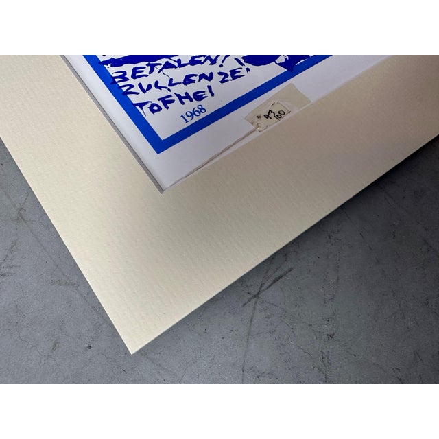Wilfried Pas, Signed Screen Print, 1960s For Sale - Image 6 of 13