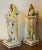 Neoclassical Antique Early 19th Century English Staffordshire Pearlware Neoclassical Figures of Hope With an Anchor - a Pair For Sale - Image 3 of 9