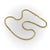 Vintage 14k Gold Squared Wheat Chain For Sale - Image 4 of 8