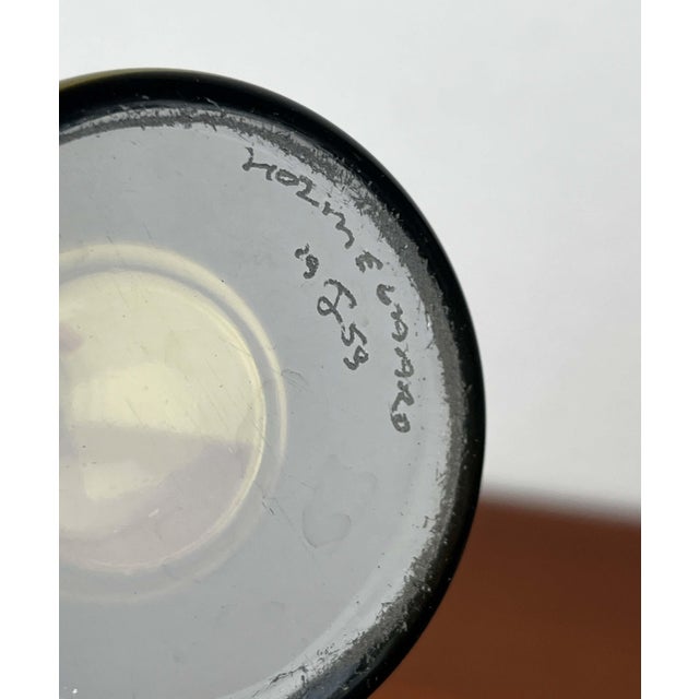 Mid-Century Modern Danish Labrador Series Vase in Yellow Green Glass by Per Lütken for Holmegaard, 1950s For Sale - Image 15 of 16