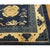 Antique Traditional Elements Chinese Peking Floral Medallion Blue 1880s Rug For Sale - Image 9 of 10