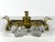 19th Century Victorian Brass Double Inkwell & Candle Holder Set: English Antique For Sale - Image 4 of 10