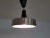 Small Dutch Silver and Black Pendant Lamp, 1950s For Sale - Image 4 of 5