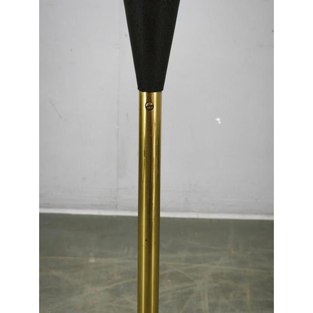 Space Age Brass and Opaline Glass Floor Lamp from Lidokov, 1960s For Sale - Image 9 of 14