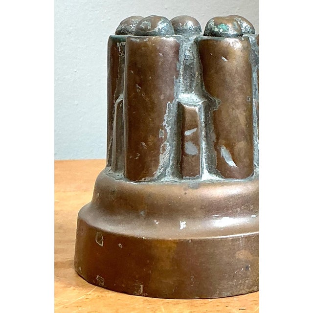 Vintage Copper Over Tin Jelly Mold For Sale - Image 17 of 18