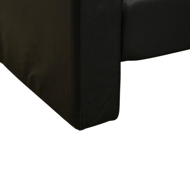 Black Conseta 2-Seater Sofa in Black Leather from Cor For Sale - Image 8 of 15