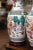 Chinese Pair of Mid-Century Chinese Famille Rose Porcelain Vases on Wood Bases For Sale - Image 3 of 12