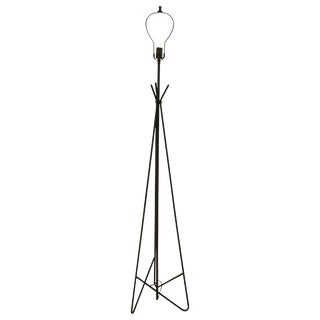 Midcentury Abstract Iron Floor Lamp For Sale