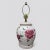 1990s Vintage Cottagecore Hand Painted Floral Ceramic Table Lamp For Sale - Image 5 of 12